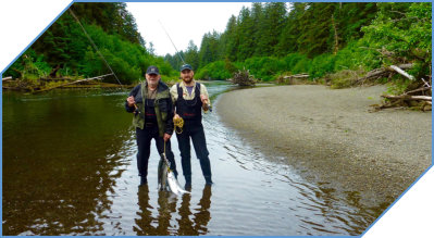 Lachs Heilbutt Angeln Fischen Yakutat Alaska